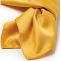 Gold Polyester Satin Scarf - 30"x30"
